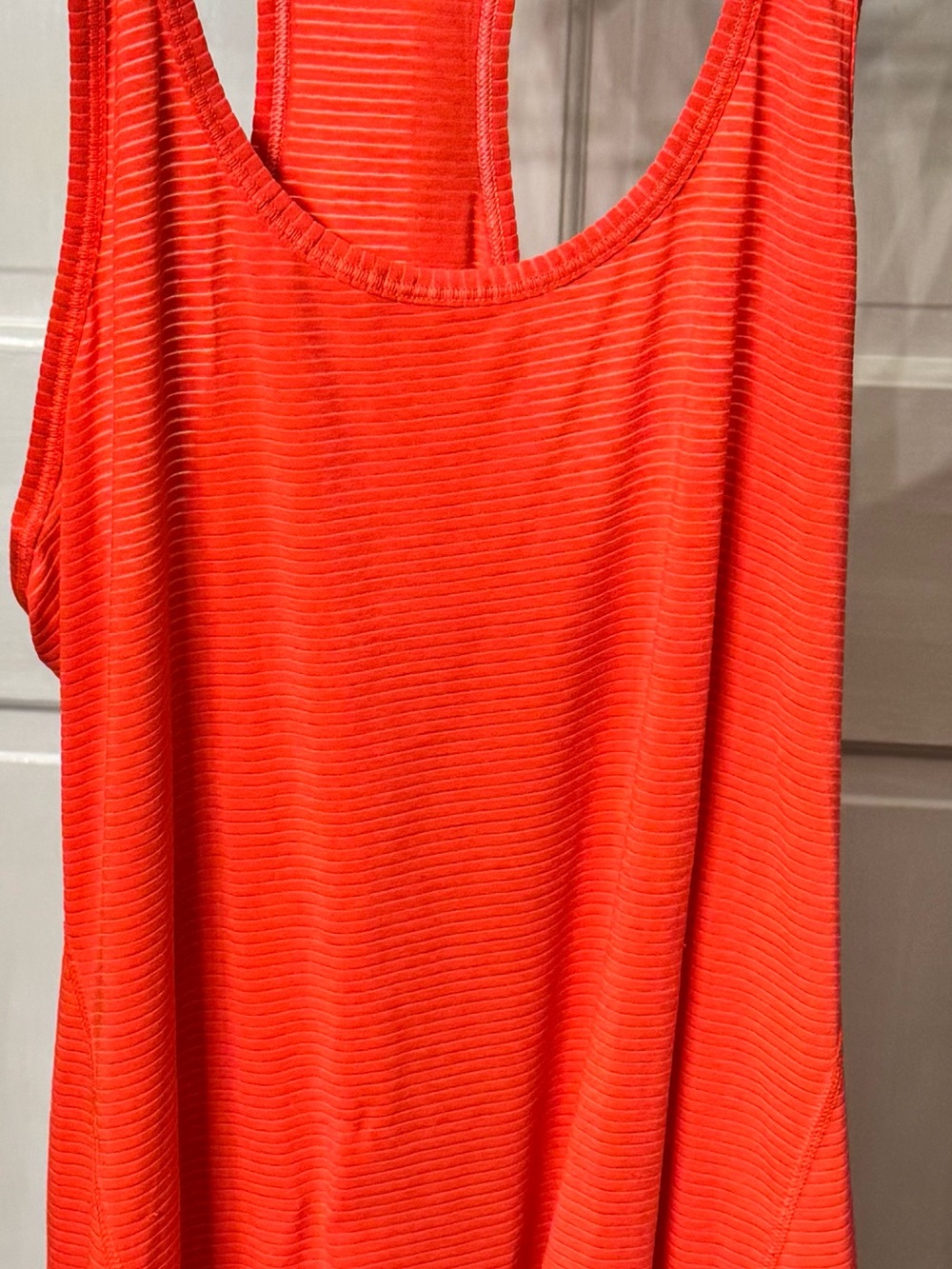 Athleta Women’s Sleeveless Ribbed Tank Top - Neon Orange. Small